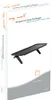 my wall HZ 26 L Kickstand-Style TV-Regal an LCD LED Produktbild-Vorschau 6