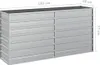 vidaXL Garten-Hochbeet 160x40x77 cm Verzinkter Stahl Silber Produktbild-Vorschau 9