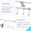Intirilife acciaio inox cucina appendiabiti con 5 ganci - Anteprima dell’immagine prodotto 5