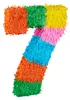 Relaxdays Piñata d'anniversaire, chiffre 7, à suspendre, Voir les images du produit 1