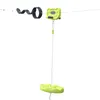A zip line kit with a seat and a hand grip attached to a cable. Produktbild-Vorschau