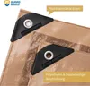 GUARD SHIELD Abdeckplane Wasserdicht 2m x 3m Beige/Khaki Produktbild-Vorschau 2