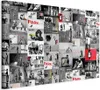 Vlies Leinwandbild - Street Art: Banksy 60x40 cm Streetart Produktbild-Vorschau 1