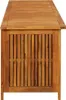 A side view of a wooden garden storage box. Podgląd zdjęcia produktu