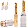 Hohl Bananenstecker 4mm vergoldet 6x Stecker NEXMEX für Produktbild-Vorschau 1