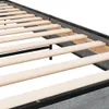 Bettgestell Grau Sonoma 90x190 cm Holzwerkstoff und Metall Produktbild-Vorschau 7