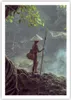 Poster - Poster ohne Rahmen - Asien Junge Wasserfall - Produktbild-Vorschau 1