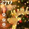 LEADZM 3-teiliges Weihnachtsbeleuchtung Rentier Goldenes, Produktbild-Vorschau 4