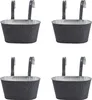 Metall Hängetopf grau mit 2 Henkel 25 x 13cm - 4 Stück Produktbild-Vorschau 1