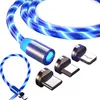 Retoo LED 3 w 1 magnetyczny kabel ładujący 1M, magnetyczny Podgląd zdjęcia produktu 1