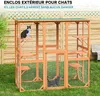 Wiltec Enclos extérieur – 168 x 82 x 166,5 cm – en Bois de Voir les images du produit 2