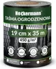 Taśma ogrodzeniowa 19cm x 35m Heckermann - Czarna Podgląd zdjęcia produktu 3