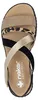 Rieker Damen Sandalette Mehrfarbig/Leopard Voir les images du produit 13