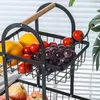 Obstkorb - 2 Ebenen - Etagere - Metall - Schwarz - für Produktbild-Vorschau 4