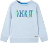 Kinder-Sweatshirt Hellblau Melange 116 Produktbild-Vorschau 1
