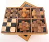 Knobelspiele im Set – 6 Holzpuzzles in Geschenkbox Produktbild-Vorschau 1