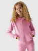 4F Kinder-Kapuzenjacke, Baumwolle, Pink, Gr. 164, für Produktbild-Vorschau 5