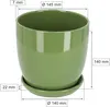 KOTARBAU® Keramický květináč na květiny ⌀ 15 cm s Náhled obrázku produktu 2