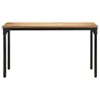vidaXL Tavolo da pranzo 140x70x76 cm Legno di mango grezzo Anteprima dell’immagine prodotto 1