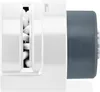 A close-up side view of a white and gray kitchen appliance part, possibly a knife sharpener attachment. Náhľad obrázku produktu