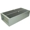 A metal locker with two dark gray doors and a light gray body, shown from a diagonal angle against a white background. Produktbild-Vorschau