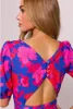 Made of Emotion Maxi abito donna Gahevere I. M858 rosa-navy Anteprima dell’immagine prodotto 4