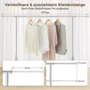 Porte-vêtements sur roulettes, barre de suspension Voir les images du produit 5
