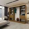 240 cm Kleiderschrank Erika mit Lamellen ohne Spiegel Produktbild-Vorschau 4