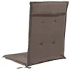 vidaXL Coussin pour chaise de jardin à haut dossier 4pcs Voir les images du produit 14
