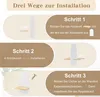 Deko-Wandregal 2 Stück Holz Boho Wanddeko Holzregal Wand, Produktbild-Vorschau 2