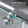 doporro Duschtür Nischentür dusche 130x195cm Duschwand Produktbild-Vorschau 5