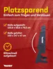 MUWO faltbarer Tischkicker für Indoor – 123x60 cm, 22 Produktbild-Vorschau 3