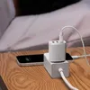 Kompaktes weißes Wandladegerät mit 3 x USB und 17 W Produktbild-Vorschau 14