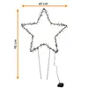 3.09 LED star XL 140 LED - ok. 60 cm - zewnętrzna / bateria Podgląd zdjęcia produktu 2