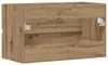 vidaXL Umyvadlová skříňka Artisan dub 90x38,5x45 Materiál Náhled obrázku produktu 7