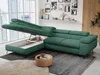 Ecksofa Sofa Grün, Wohnlandschaft L-Form mit Schlaffunktion Produktbild-Vorschau 3