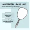PARSA Beauty – Zrkadlo na ruky, antracitová farba, stabilné Náhľad obrázku produktu 3
