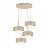 Luxolar – 4světelná závěsná LED lampa, béžovo-šedá, G9, 15 Náhled obrázku produktu 1