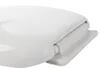 Close-up of a white toilet seat hinge. Náhľad obrázku produktu