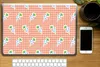MuchoWow® Laptop Aufkleber Sticker Cover Blumen - Rauten - Produktbild-Vorschau 2