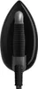 A close-up, top-down view of the handle and cord of a black steam iron. Produktbild-Vorschau