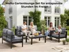 MeXo Gartenmöbelset, Loungeset Aluminium für 6-7 Personen Produktbild-Vorschau 9