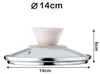 KADAX Pokrywa Pokrywka Żaroodporna Szkło Na Garnek 14cm Podgląd zdjęcia produktu 3