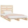 Maison Exclusive - Massivholzbett ohne Matratze 90x200 Produktbild-Vorschau 4