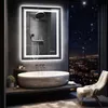 Zrcadlo do koupelny Vrygle LED 60 x 80 cm – nástěnné Náhled obrázku produktu 1
