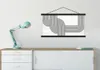 MuchoWow® Textilposter Kunst - Schwarz - Weiß 90x45 cm mit Produktbild-Vorschau 3
