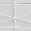Close-up view of a white storage unit with fabric drawers. Náhled obrázku produktu