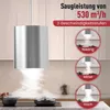 LEVIVO  Inselhaube Umluft Freihängend mit 530 m³/h Produktbild-Vorschau 2