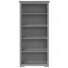 vidaXL Regał 5 przegród BODO Szary 82x40x173 cm lite drewno Podgląd zdjęcia produktu 3