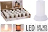 LED Deko-Kerze 7.5x9cm batteriebetriebener Kerzenhalter Produktbild-Vorschau 4